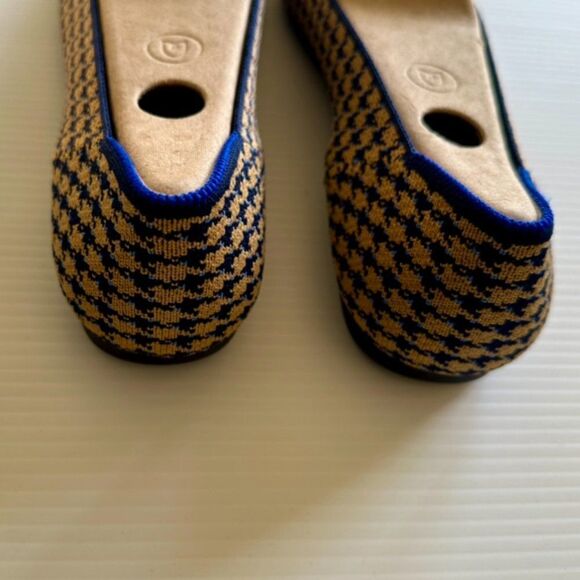 Rothy's Sapphire & Camel Houndstooth Loafer Women's Size 10.5 New In Box - Picture 5 of 7